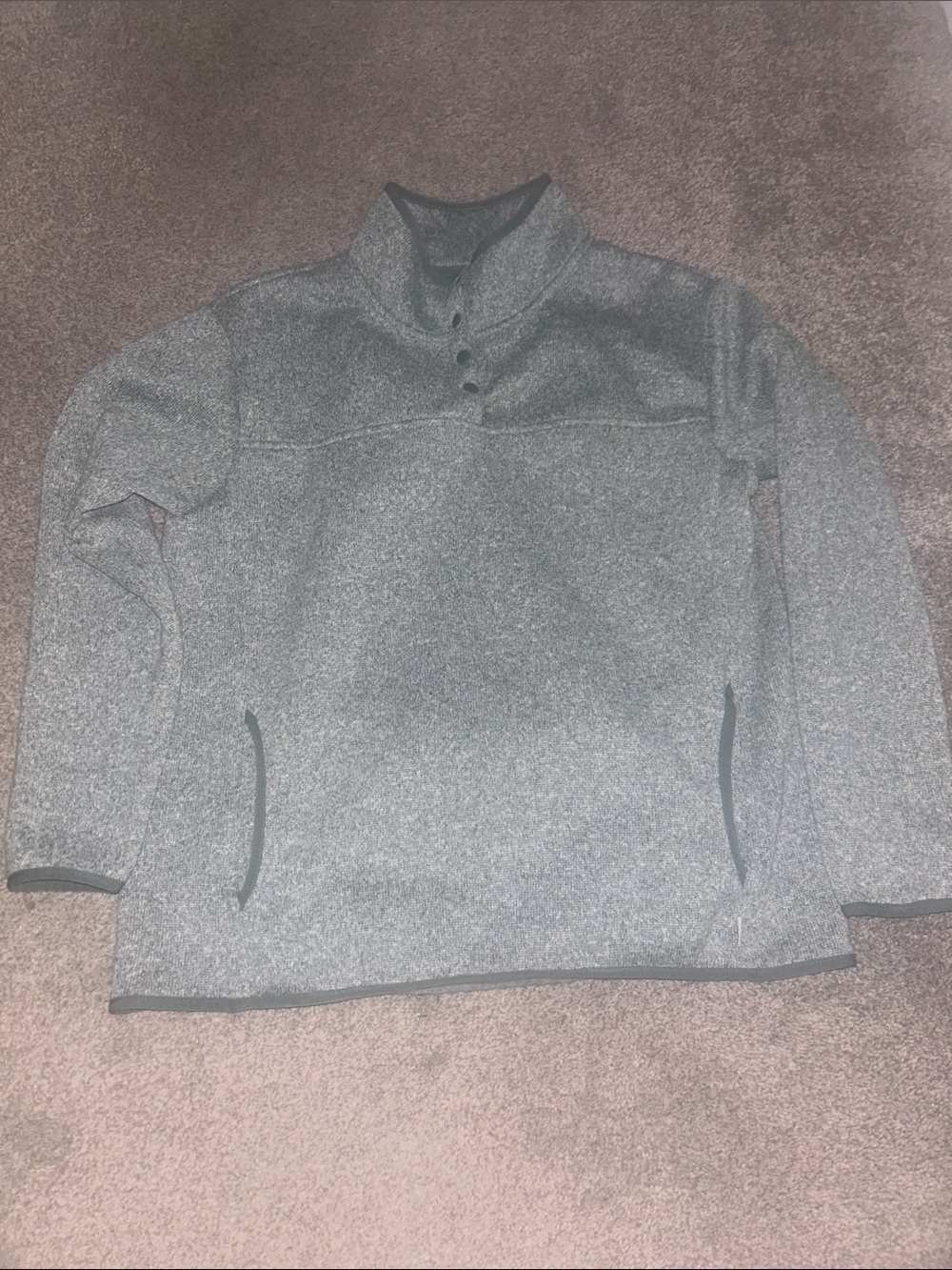 Eddie Bauer 1/4 button pullover